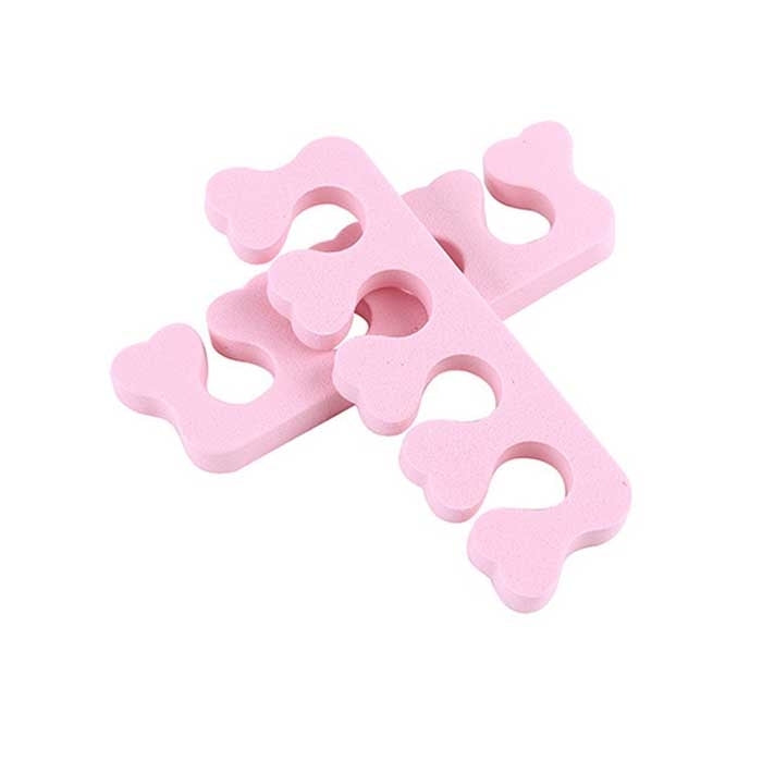 20 PCS Soft Toe Finger Separator Nail Art Manicure Pedicure Nail Art Tool(Pink)