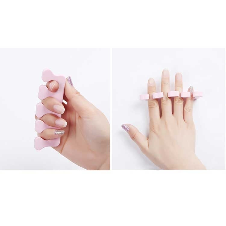 20 PCS Soft Toe Finger Separator Nail Art Manicure Pedicure Nail Art Tool(Pink)