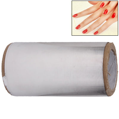 Nail Art Aluminum Foil Paper Removing Foil Remover Cleanser for UV Gel Polish Wraps, Size: 300cm x 10cm(Silver)