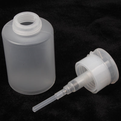 2 PCS Pump Dispenser Bottle for Nail Art Acetone & Polish Remover(White)