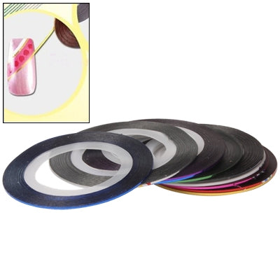 Colourful String for Nail Art (10pcs in one packaging, the price is for 10pcs)