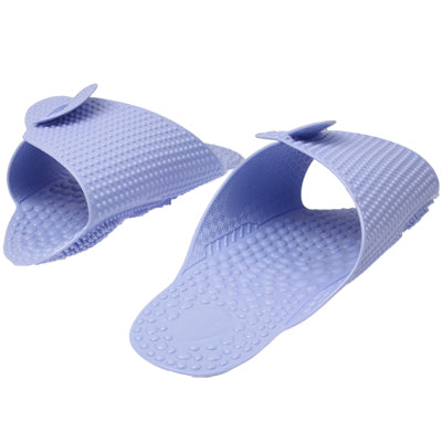 Pair of M Size Foldable Massage Slippers Shoes(Blue)