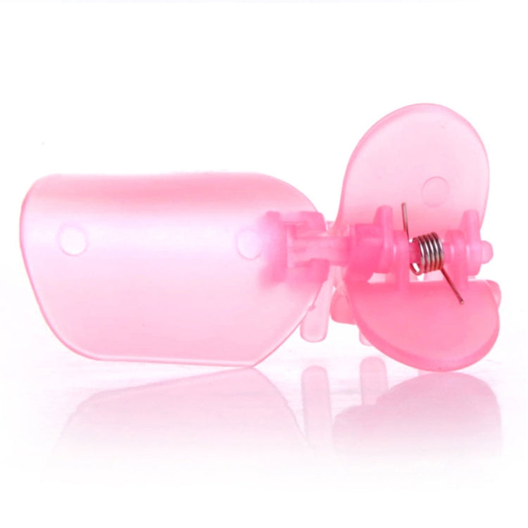 3 Boxes 10 PCS Cute Art Polish Nail Finger Tips Varnish Protective Cover Clip Manicure Tool(Pink)