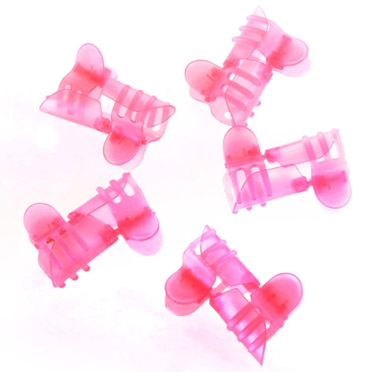 3 Boxes 10 PCS Cute Art Polish Nail Finger Tips Varnish Protective Cover Clip Manicure Tool(Pink)