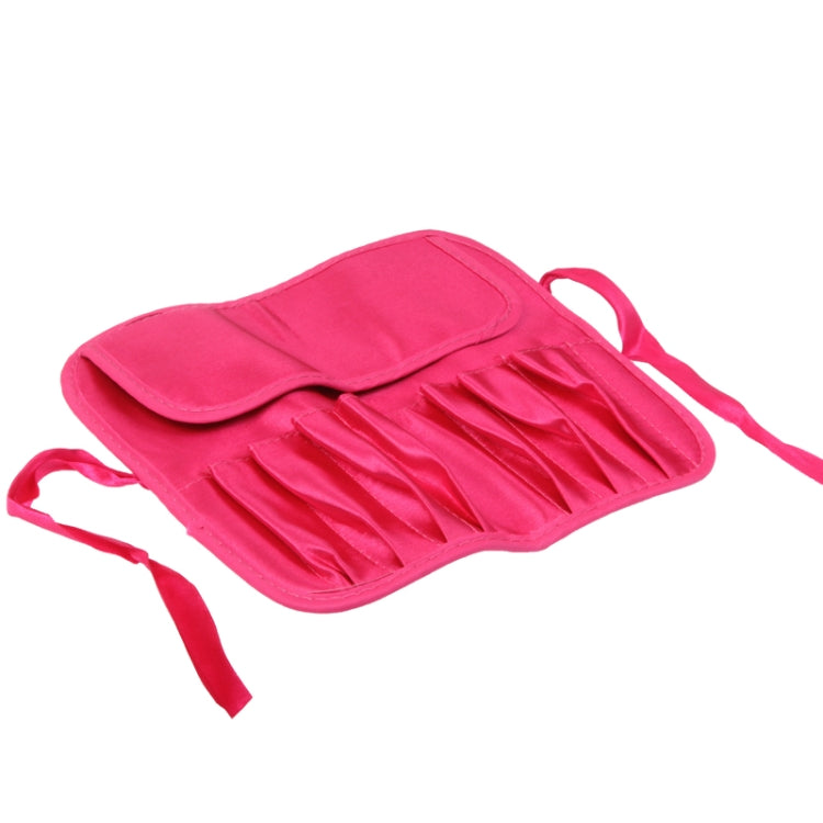 Foldable Manual Sequin Style Cosmetic Brush Case Bag Kit Set 7pcs Brushes Facial Care Product