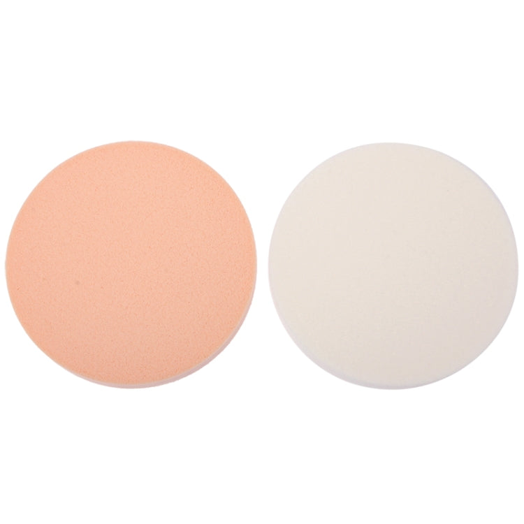2 PCS Round Shape Professional Use Face Flawless Makeup Powder Puff Sponge