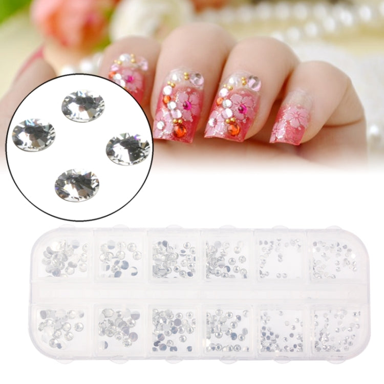 Shining Nail Art Decoration DIY Nail Art Decal Sticker Finger / Toe Decorator Beauty Item(White)
