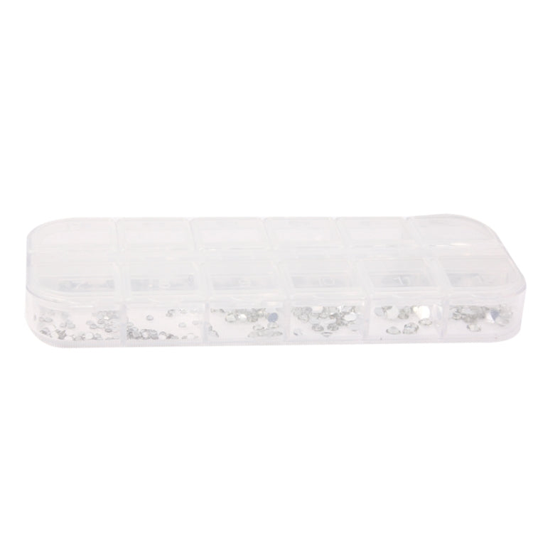 Shining Nail Art Decoration DIY Nail Art Decal Sticker Finger / Toe Decorator Beauty Item(White)