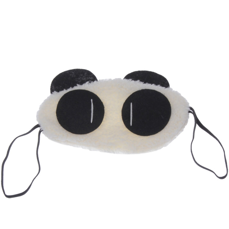Lovely Panda Style Eyeshade Sleeping Mask(White)
