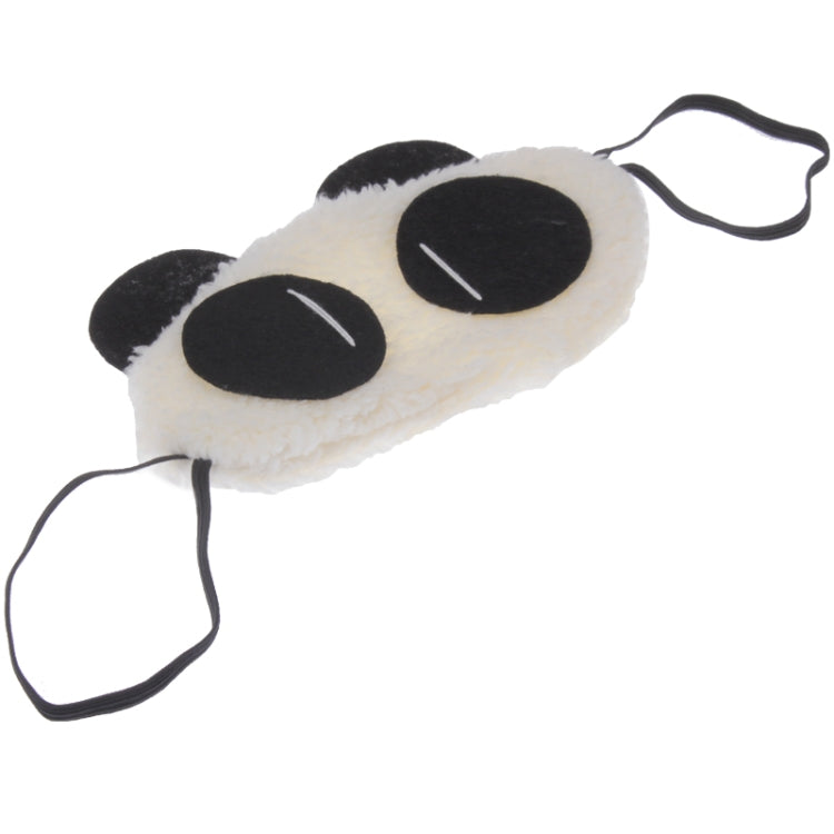 Lovely Panda Style Eyeshade Sleeping Mask(White)