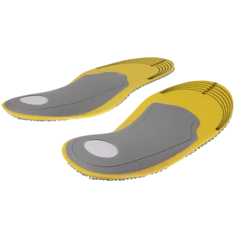 3 Pairs Elasticity Orthotic Arch Support Shoe Pad Sport Running Insoles Cushion for Women, Size: 35-40(Grey)