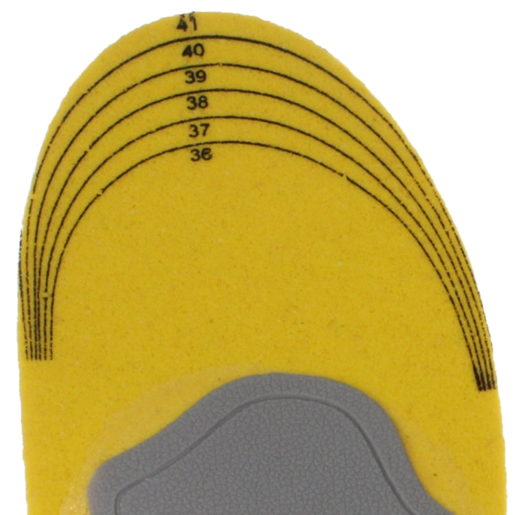 3 Pairs Elasticity Orthotic Arch Support Shoe Pad Sport Running Insoles Cushion for Women, Size: 35-40(Grey)