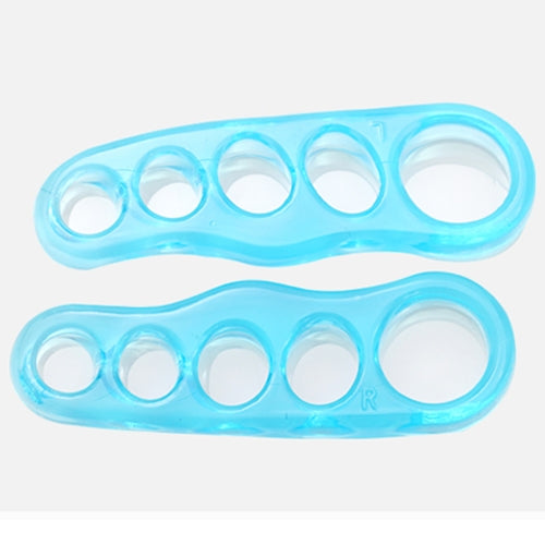 2 PCS Fitness Nail Art Soft Toe Separator(Blue)