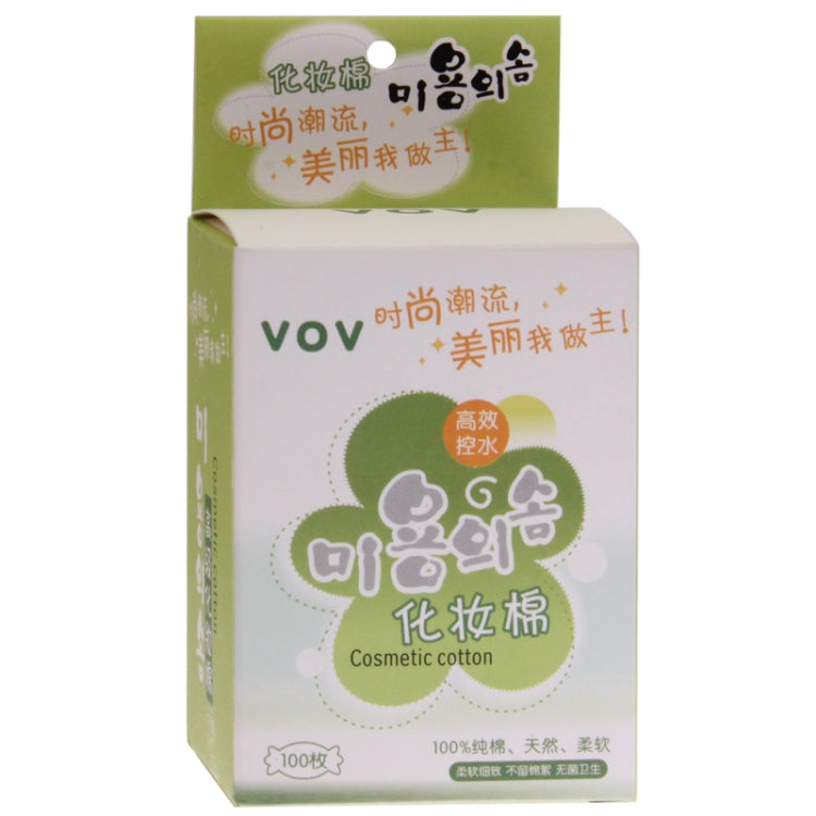 100 PCS Makeup Cotton Facial Puff Pad Makeup Remover Cotton Pad(White)