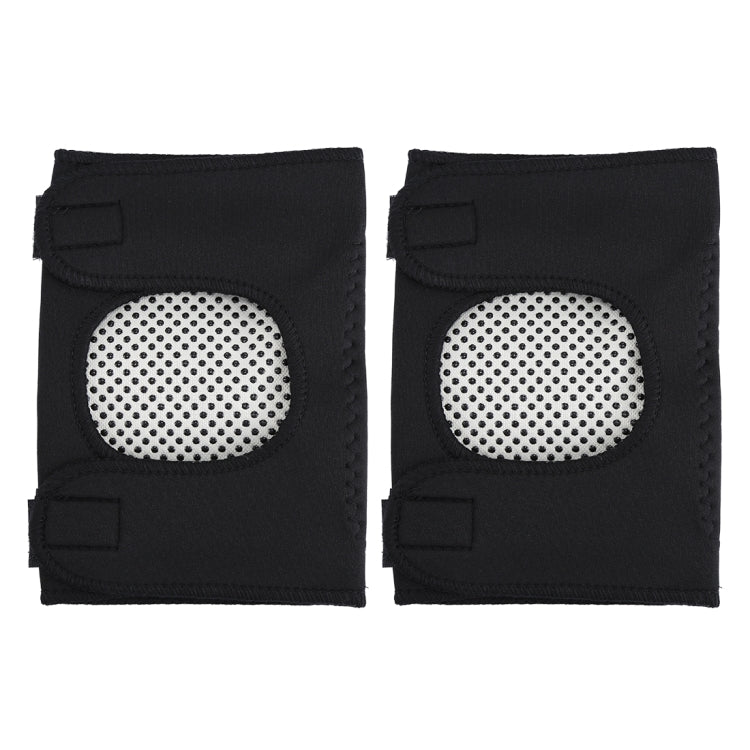 2 PCS Infrared Magnetic Therapy Self-Heating Elbow Protector(Black)