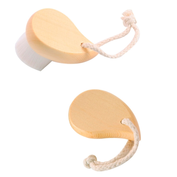 1 x Cosmetic Makeup Face Powder Foundation Brush & 1 x Middle Comma Shaped Facial Cleansing Brush