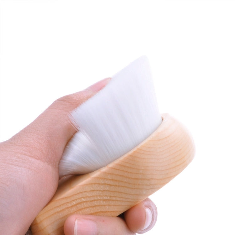 1 x Cosmetic Makeup Face Powder Foundation Brush & 1 x Middle Comma Shaped Facial Cleansing Brush