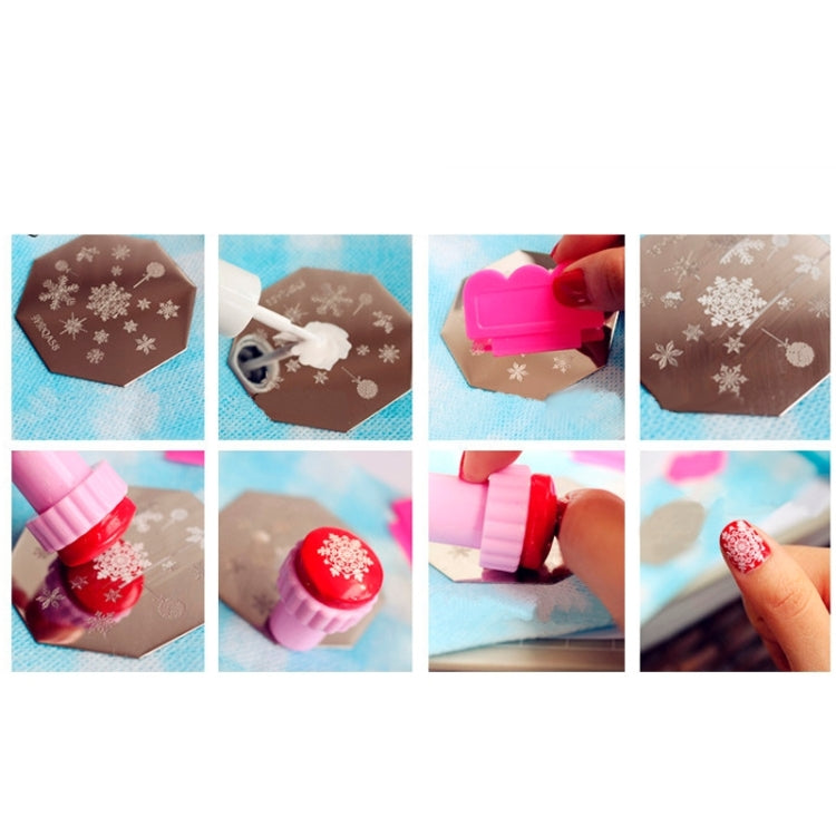1 x Stamper & 1 x Scraper Nail Art Stamping Kit