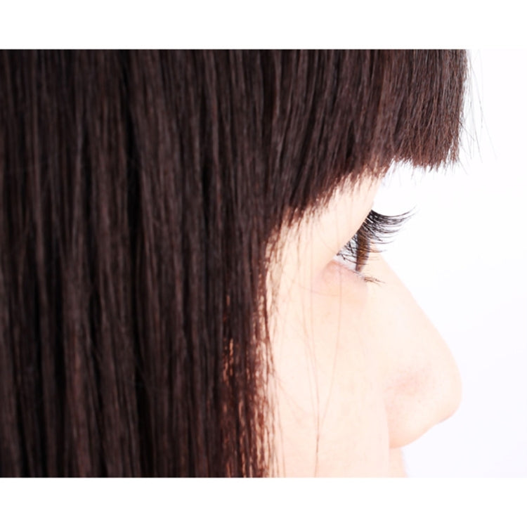 Natural Makeup Full Strip Lashes Charming Long Thick Black False Eyelashes / Fake Eyelashes, 5 Pairs / Pack, Length: 12mm