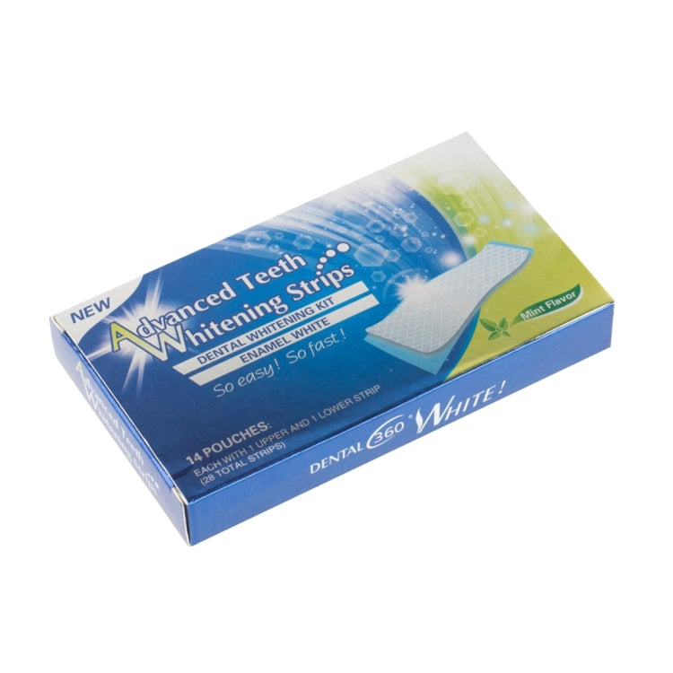 14 PCS Advanced Effective Dental Whitening Kit Mint Flavor Teeth Whitening Strips