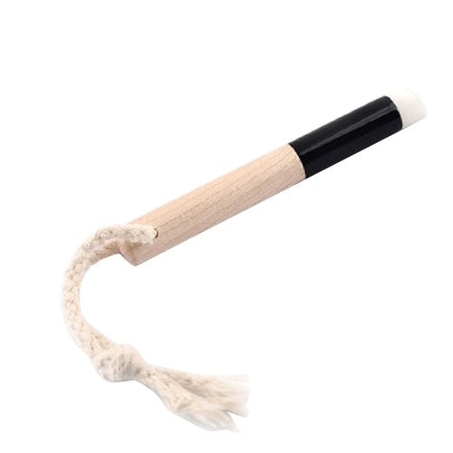1 PC Top Universal Washing Nose Clear Flat Brush with Hawthorn Wood Handle