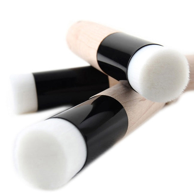 1 PC Top Universal Washing Nose Clear Flat Brush with Hawthorn Wood Handle