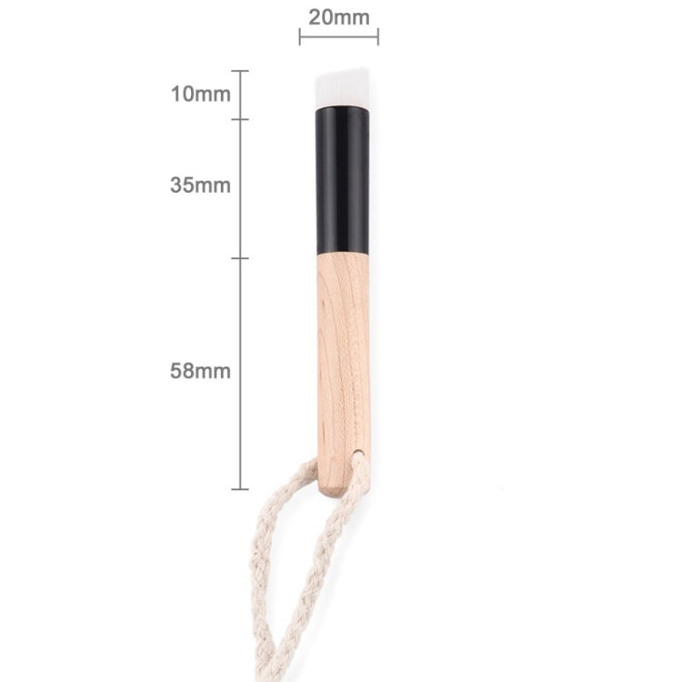Washing Nose Clean Inclined Brush with Hawthorn Wood Handle