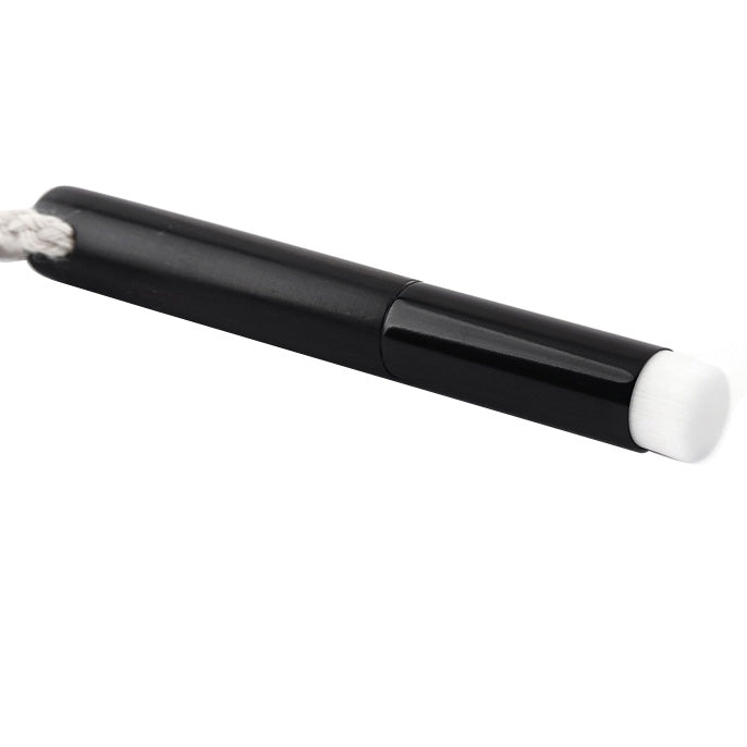 1pc Top Universal Black Wood Handle Washing Nose Clear Inclined Head Brush