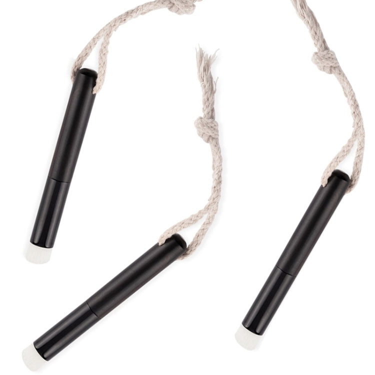 1pc Top Universal Black Wood Handle Washing Nose Clear Inclined Head Brush