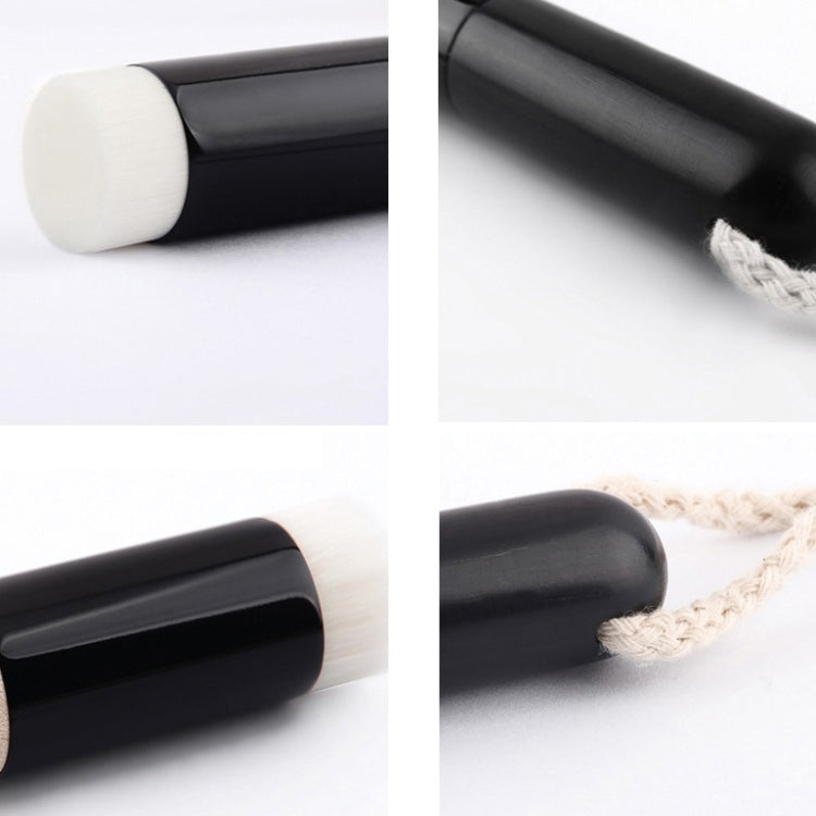 Black Wood Handle Washing Nose Clean Flat Head Brush