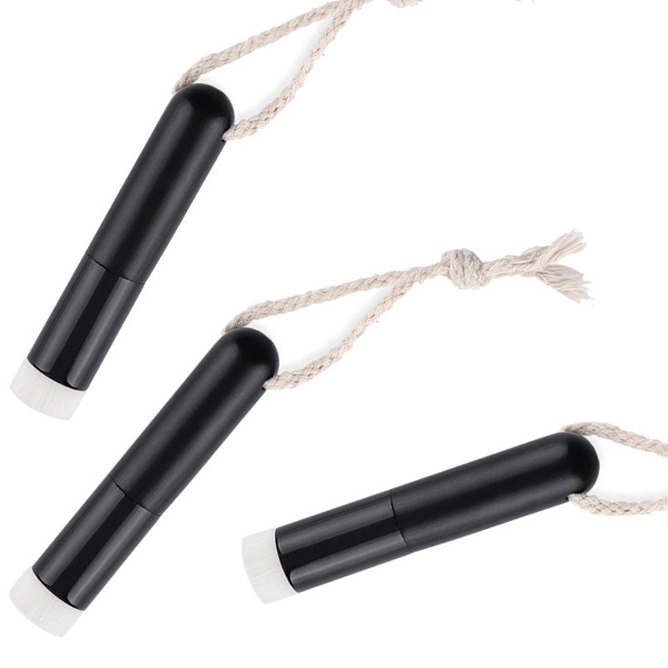 Black Wood Handle Washing Nose Clean Flat Head Brush