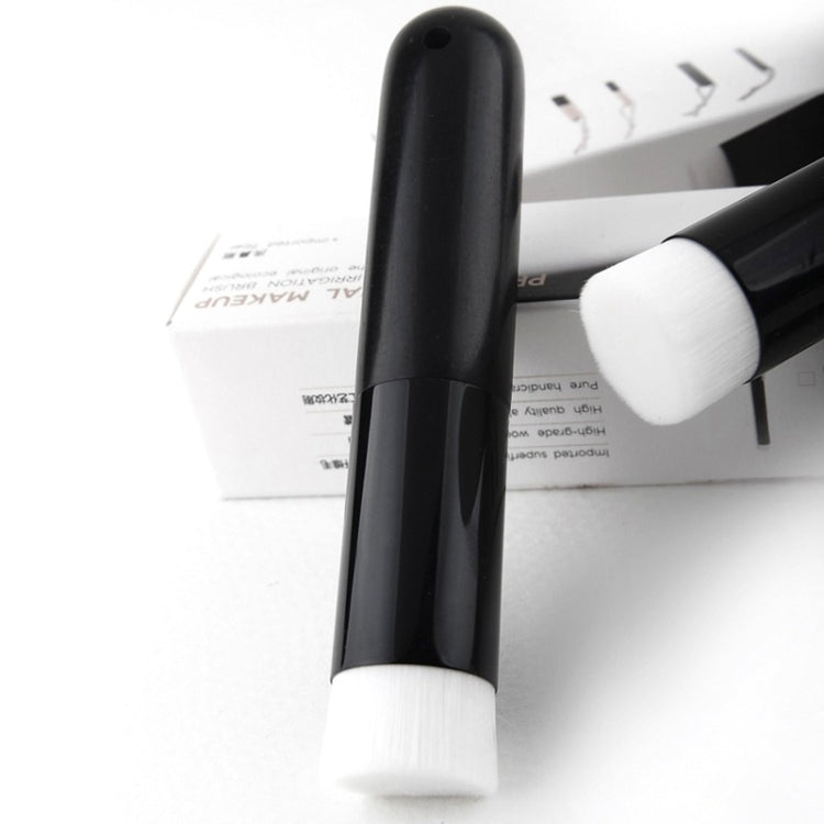 Black Wood Handle Washing Nose Clean Flat Head Brush