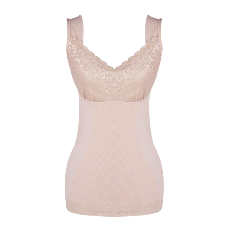 Magic Lace Slim Beauty Control Vest / Hot Genie Butt Lifter Shaper Slimming Vest for Women, L Size