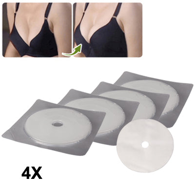 Perfect Breast Enhancement Mask Breast Growth Breast Enlargement Cream for Lady Woman (4pcs in one packaging, the price is for 4pcs)(White)