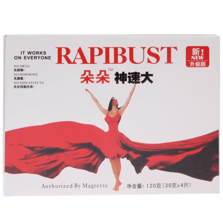 Perfect Breast Enhancement Mask Breast Growth Breast Enlargement Cream for Lady Woman (4pcs in one packaging, the price is for 4pcs)(White)