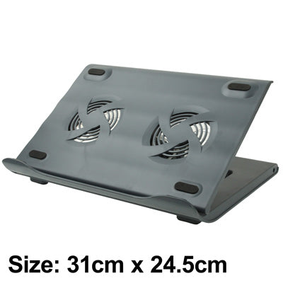 HH-S1001 Metal Feels Design Powerful Laptop USB Cooler Pad