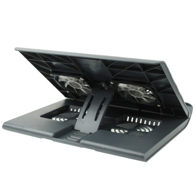 HH-S1001 Metal Feels Design Powerful Laptop USB Cooler Pad