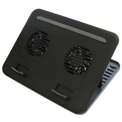 HH-S1009 Laptop Cooling Pad with 2 Fans(Black)