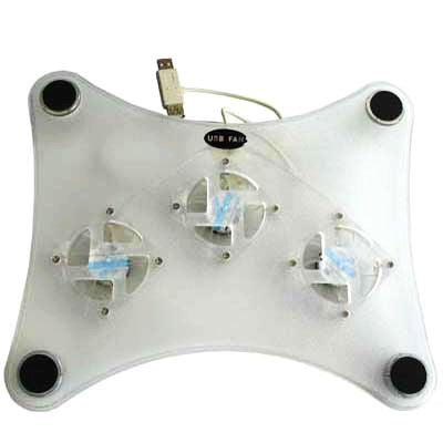 Cooler Pad with 3 fans in Plastick