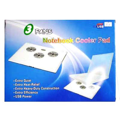 Cooler Pad with 3 fans, 4 USB HUB