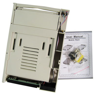 3.5 /2.5 inch IDE Hard Drive Mobile Rack Removable Tray +Fan(White)