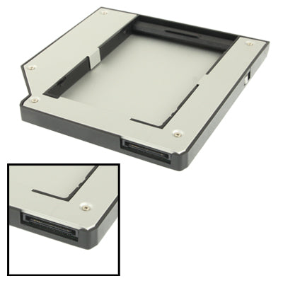2.5 inch 2nd SATA to SATA HDD Hard Drive Caddy ,Thickness: 12.7mm(Silver)