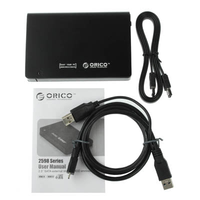 2.5 inch USB 3.0 E-SATA HDD-ROM Mobile Rack(Black)