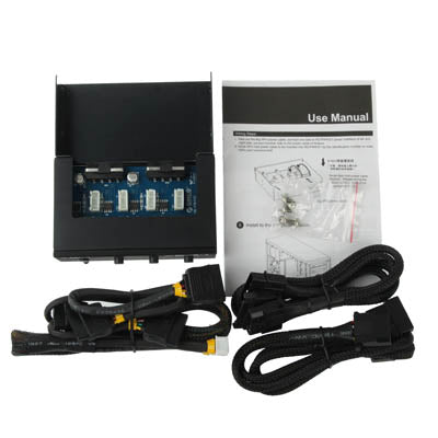 Floppy 4 Groups SATA HDD Power Switch (HD-PW4101)(Black)