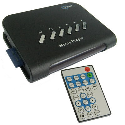 RM Movie Player with Remote controller, Support SD/MMC Card, USB flash disk