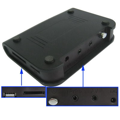 RM Movie Player with Remote controller, Support SD/MMC Card, USB flash disk