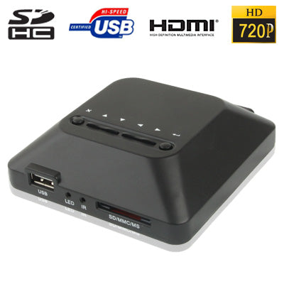 720P Portable Multimedia Player with SD/MMC Card, Support Dual Channel Stereo