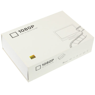 1080P HD Media Player, Support SD/MMC/MS Cards, Maximum support to 3TB