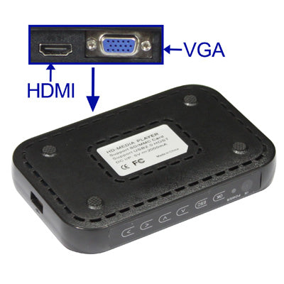 1080P Full HD Portable Media Player, Support SD/MMC Card