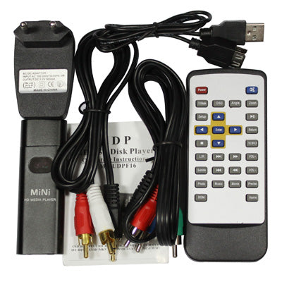 3 in 1 720P USB Disk Player with 4GB Memory (HD-Media Player, USB Disk, TF Card Reader)